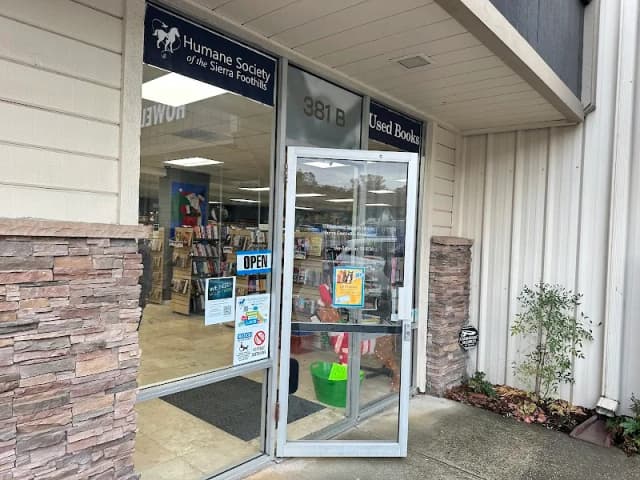 Humane Society of the Sierra Foothills Used Book Store