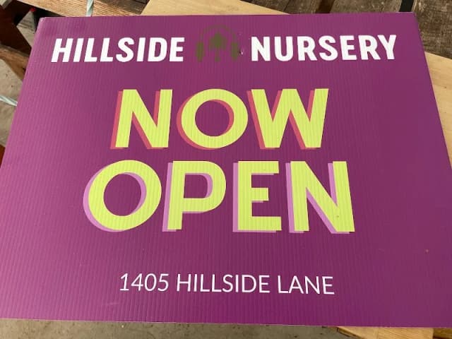 Hillside Nursery (prev Lawson's Greenhouse)