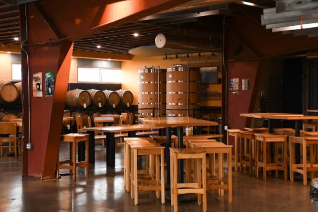 Yellow Springs Brewery Barrel Room